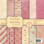 CrafTangles Scrapbook Paper Pack - Tender Feeling (12"x12")