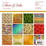 CrafTangles Scrapbook Paper Pack - Colours Of India (12"x12")
