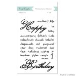 CrafTangles Photopolymer Stamps - Happy Day